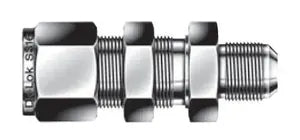 AN Bulkhead Union Tube Fittings Stainless Steel Tube Fittings