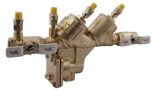 3/4" Backflow Preventer, Reduced Pressure, Lead-Free Bronze with Ball Valves and SAE Test Cocks APOLLO 4ALF204A2F