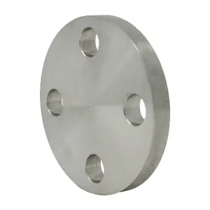 4" Blind Plate Flange 1/2" Thick 150# 304/304L SS