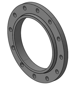 10" Slip On Flange 150# RF Aluminum 6061-T6 B247