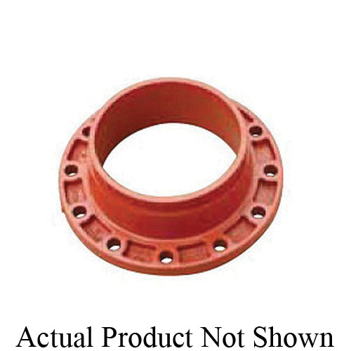 SHURJOINT® SJ717010P Flange Adapter, 10 in, 125/150 lb, Ductile Iron, Painted, Import