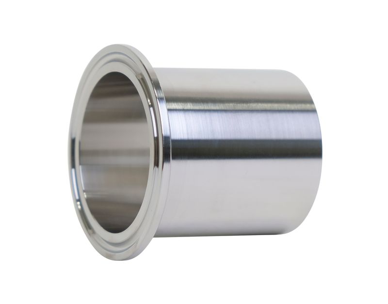6" Automatic Weld Ferrule - 3A Polish - 32RA ID/OD -316L - 3"OAL 3-A Sanitary #W6TL14AM7-6