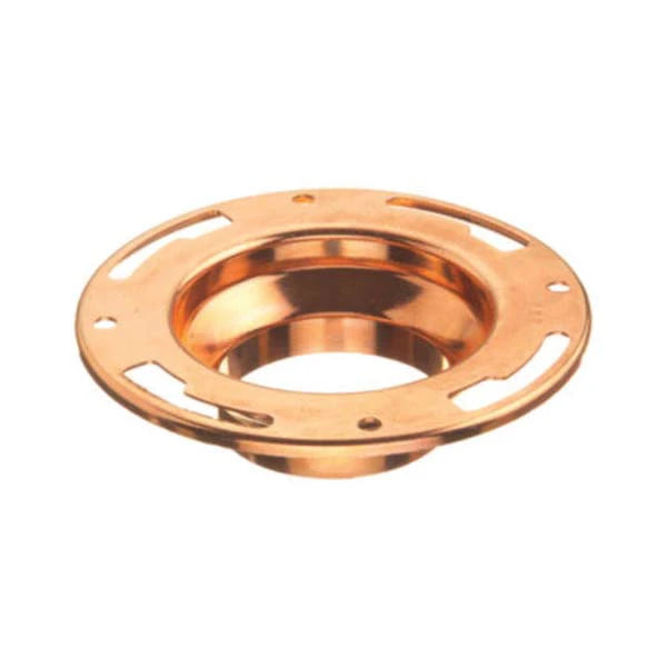 Wrot Copper DWV Closet Flange 3.128 to 3.133 in ID x 3.to 3.127 in OD 3 in Pipe