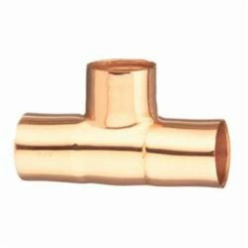 Solder Tube Tee, 1/8 in, C x C x C, Wrot Copper, Domestic
